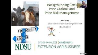 Backgrounding Cattle 2024:  Price Outlook and Price Risk Management