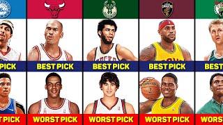 Every NBA Teams BEST and WORST Draft Pick