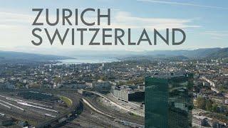 Prime Tower in Hardbrücke | Zürich | Switzerland | Drone Aerial View 4K