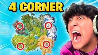 4 Corners Fortnite Challenge!