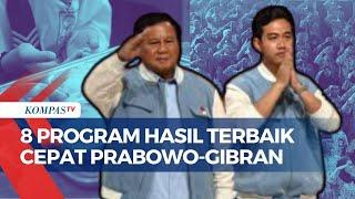 Implementasi 8 Program Hasil Terbaik Cepat di 100 Hari Kerja Prabowo-Gibran