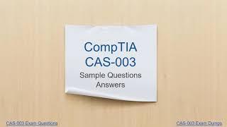 Knowledge4sure CAS-003 PDF Dumps Questions