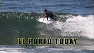 El Porto had fun surf today