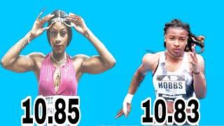 Aleia Hobbs 10.83 DEFEATED Sha’Carri Richardson 10.85 At NYC Grand Prix