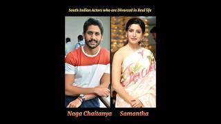 South Indian Actors Who are Divorced in Real Life #shorts #actor #actress #viral