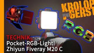 Pocket-RGB-Light! Zhiyun Fiveray M20 C!  Krolop&Gerst