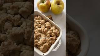 Glutenfreies Apfel-Crumble #glutenfrei #rezept #vegan #shorts #äpfel