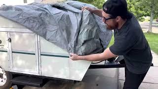 Umabruato Pop Up camper cover install video