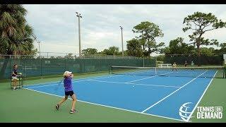 Part 2 Women's tennis drills I Tennis On Demand