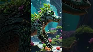 Groot-Inspired Crocodile: Nature's Guardian