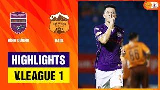 Highlights: Bình Dương - HAGL | Tiến Linh rực ráng, "đất Thủ" cực cháy tại lãnh địa