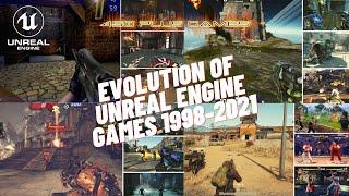 Evolution of Unreal Engine Games 1998-2021 (UE 1 to UE 4)