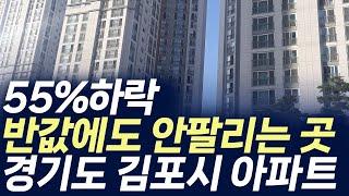 경기도 김포시 아파트,55%하락 반값에도 안팔리는 곳(부동산 아파트 미분양 분양권 입주권 재개발 재건축)