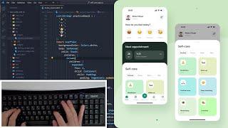 ASMR Programming - Self Care App UI (Dribbble Design) - No Talking