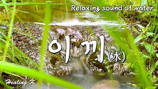 이끼(水) 숲속 작은 계곡의 물소리 Relaxing sound of water