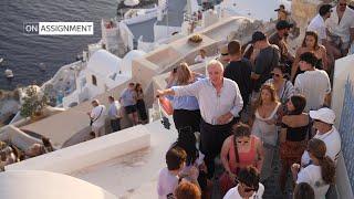 Santorini tourism: Instagram vs. reality. On Assignment | ITV News