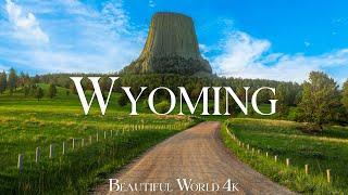 Wyoming 4K Drone Nature Film - Calming Piano Music - Beautiful Nature