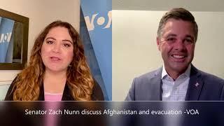 Senator Zack Nunn of Iowa discuss Afghan allies evacuation- VOA