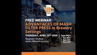 Advantages of Mash Filter Press in Brewery Settings