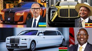 East African Presidents MOST expensive Cars || 2025