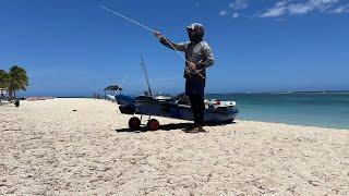 Summer is back.. Fishing at Le Morne Beach Mauritius- 2024