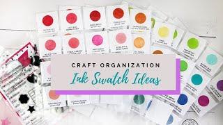 Color Swatch Ideas & Craft Organization | Inks