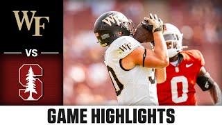 Wake Forest Demon Deacons vs. Stanford Cardinal Game Highlights | 2024 ACC Football