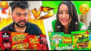 The ULTIMATE Spicy VS Sour Food Challenge 