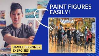 Painting Figures in Watercolor | Easy Tutorial