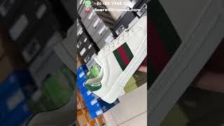 Gucci ACE Sneaker In Hand Review! Best Gift Choice!  #guccisneakers #sneakers #designersneakers