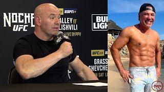 Dana White throws Shot at "F**king Lunatic" Oscar De La Hoya for FAKE Abs