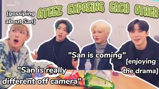 ATEEZ spilling the tea about each others business