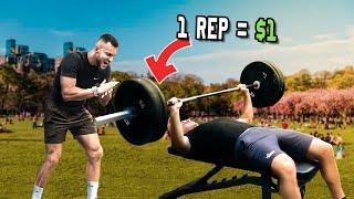 Win $1 for EVERY Bench Press Rep