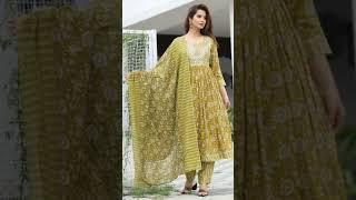 #vandana creation  beautiful nyera cut suit sets from meesho  pls like and subscribe my channel.