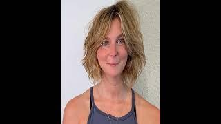 53 Best Short Hairstyles for Women Over 50 with Fine Hair #hairtutorial #haircut