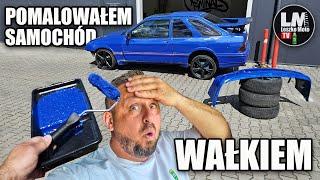 Samochód malowany wałkiem do ścian !! Ford Sierra RS Cosworth