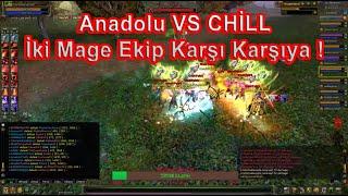 Anadolu VS CHİLL İki Mage Ekip Karşı Karşıya ! | Knight Online Mage PK