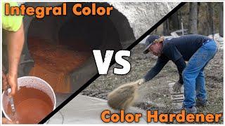 Discover the Differences: Color Hardener vs. Integral Color