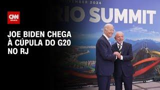 Joe Biden chega à cúpula do G20 no RJ | LIVE CNN