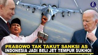 INDONESIA MAKIN KUAT, AS & BARAT KEPANASAN! Fakta Presiden Prabowo Jadi Beli Jet Tempur Sukhoi Su-35