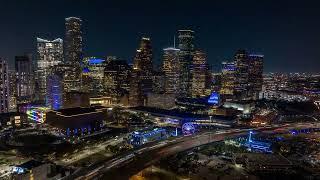 Amazing 4k Aerial Time-Lapse of Downtown Houston, Texas