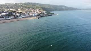 Summer Evening Flight over Lyme Regis, Dorset, UK - DJI Mavic Mini - June 2021