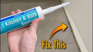 Caulking your bathtub DIY