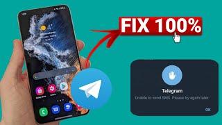 how to fix telegram Unable to send SMS please try again 2024