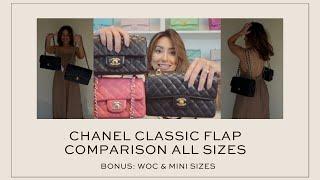 CHANEL Classic Flap Guide & Comparison (All Sizes) + What Fits Inside | Mod Shots