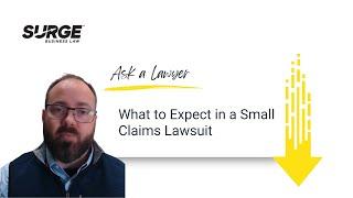 What to Expect in a  Small Claims Lawsuit  - Surge Business Law