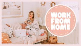 WFH TIPS  // be healthy & productive while working from home!