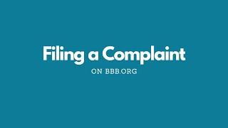 How to File a Complaint with BBB (2020)