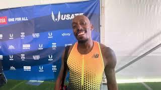 “Anybody’s Race” - Vernon Norwood Talks Depth After Qualifying For Men’s 400m Olympic Trials Final