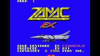 Zanac EX (MSX 2) - Compile 1986 - Gameplay All Stages Completed